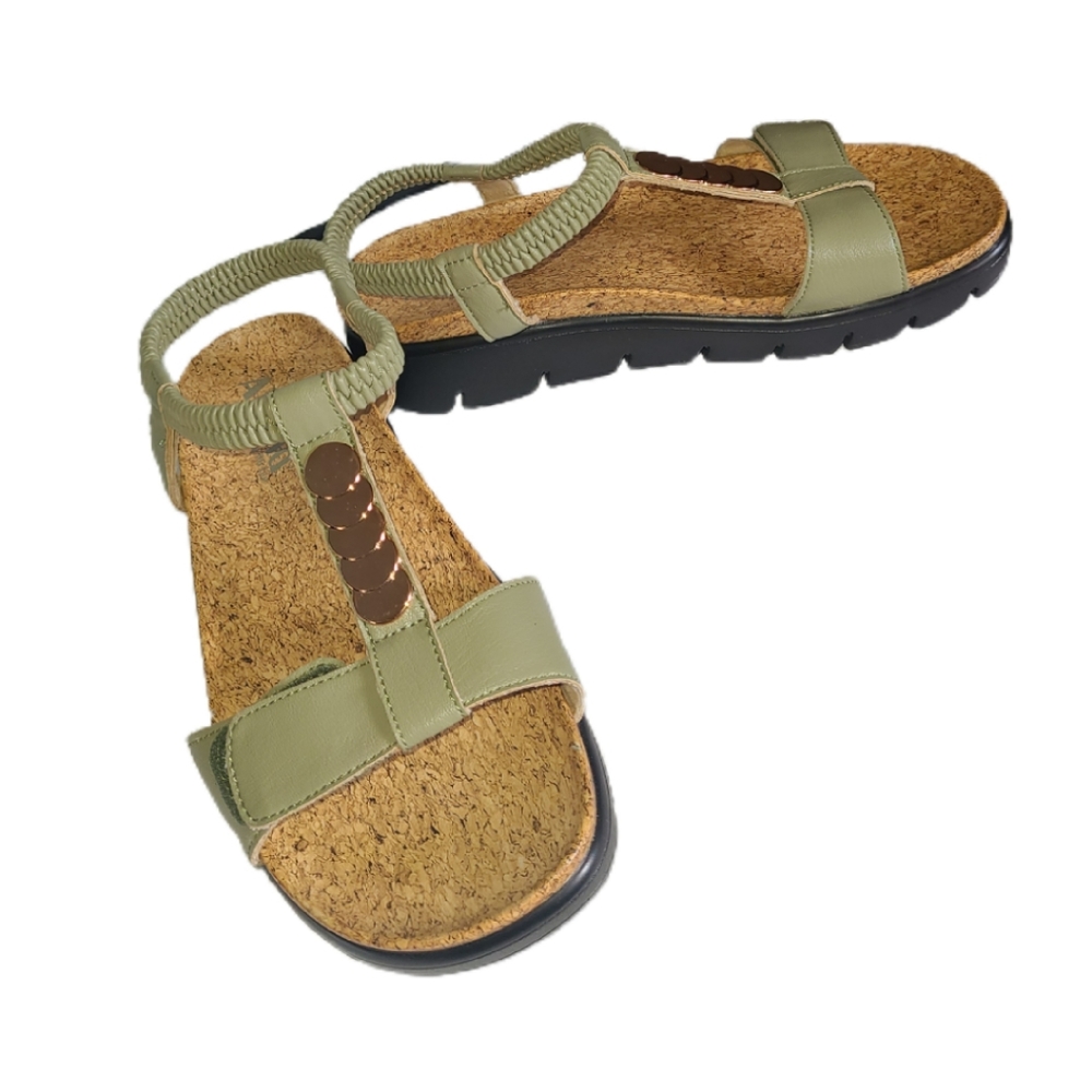 ALEGRIA by PG LITE HARLIE SAGE T STRAP SANDALS - Picture 4 of 8